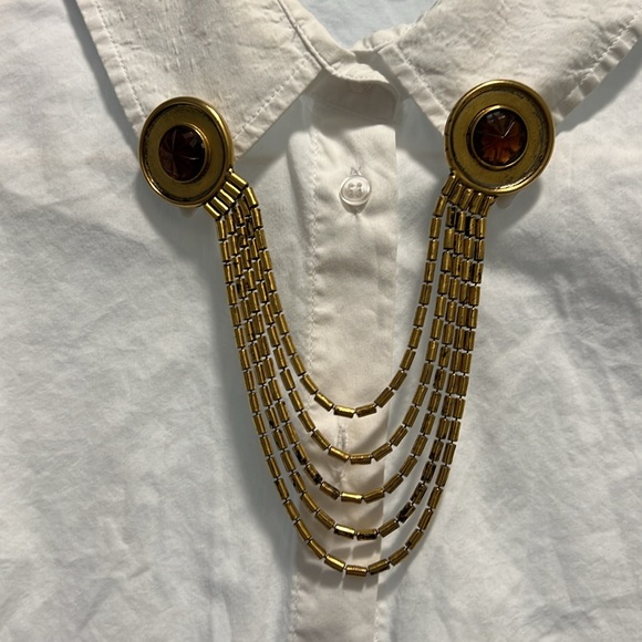 RARE Ben-Amun Crystal Double-Clip brooch - Picture 2 of 5